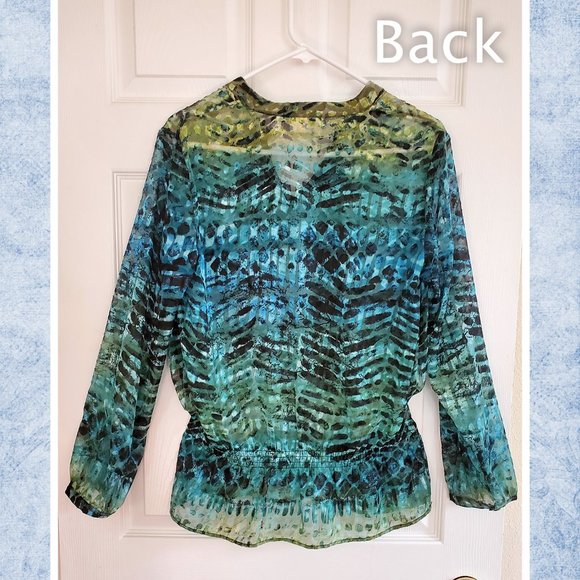 Chico's Semi Sheer Top - Picture 5 of 5